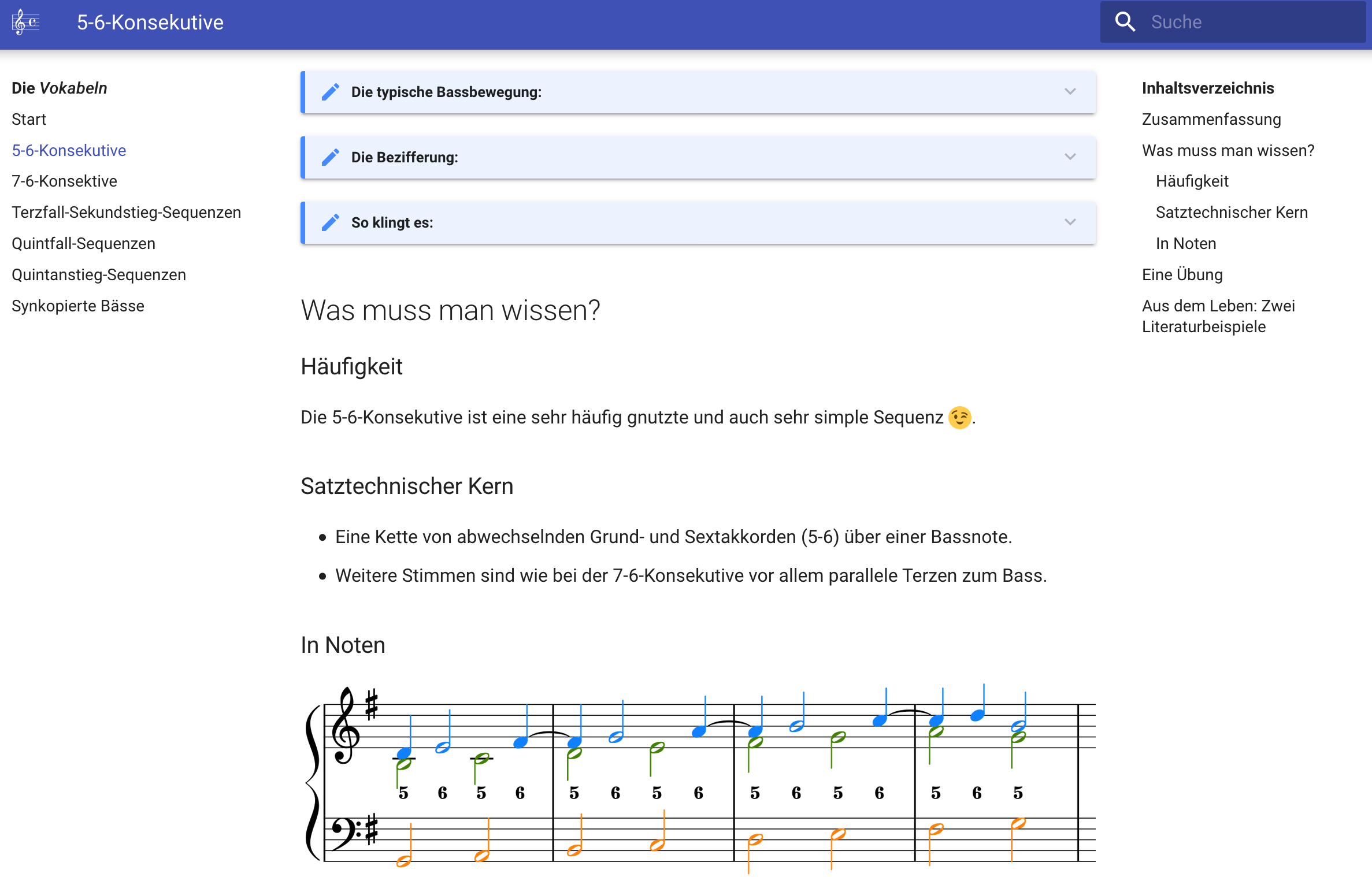 Screenshot Satzlehre